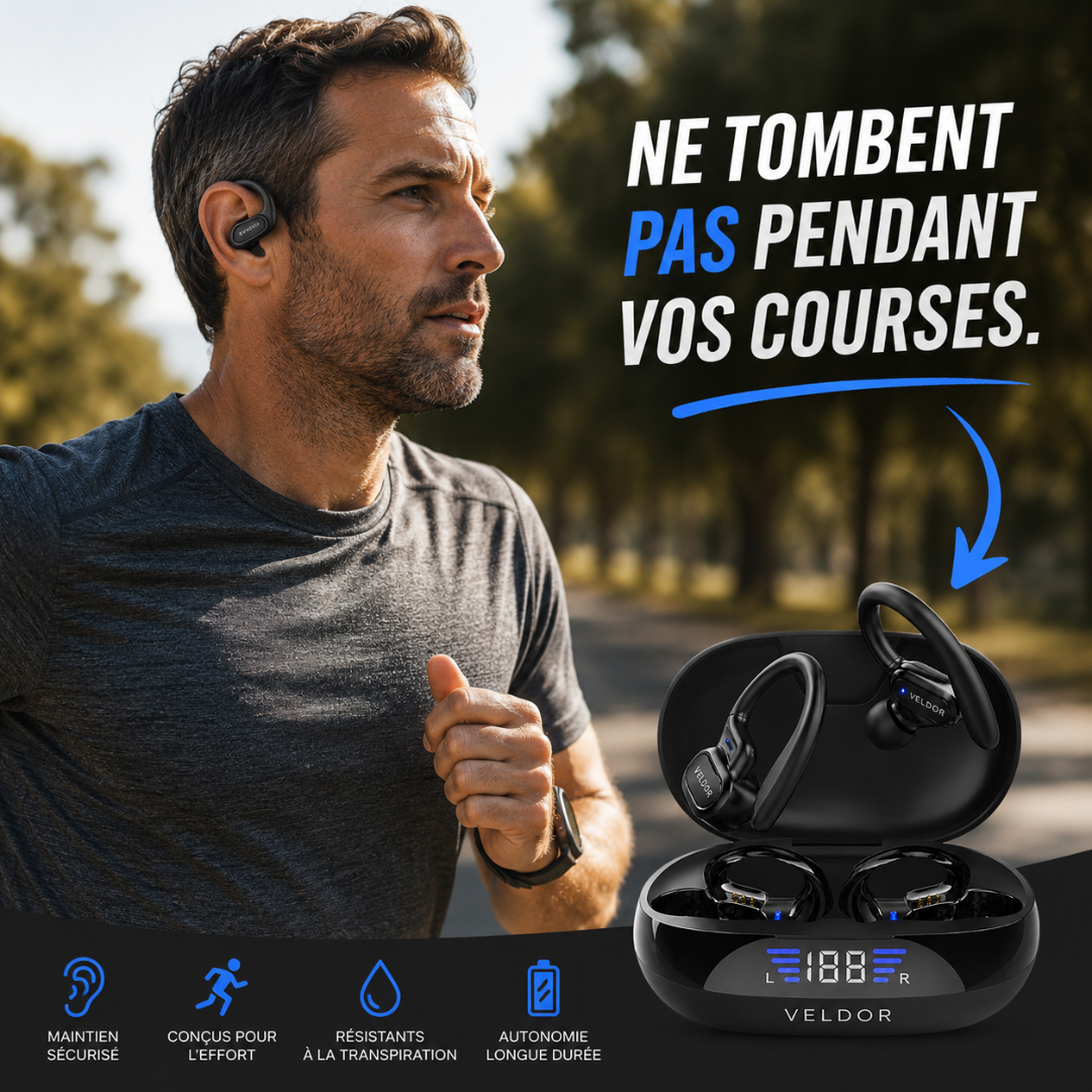 Veldor AirLoop - Les écouteurs confortables qui restent en place