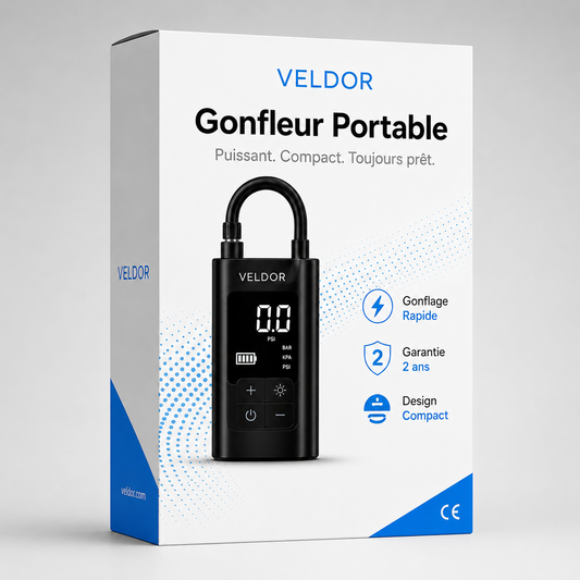 Veldor Gonfleur Portatif Multifonction