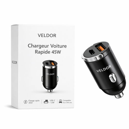 Chargeur Voiture Rapide 45W